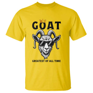 Goat Lover Gift T Shirt Funny Motivational Quote Be The G O A T TS12 Daisy Print Your Wear
