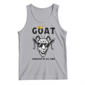 Goat Lover Gift Tank Top Funny Motivational Quote Be The G O A T TS12 Athletic Heather Print Your Wear