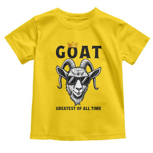 Goat Lover Gift Toddler T Shirt Funny Motivational Quote Be The G O A T TS12 Daisy Print Your Wear
