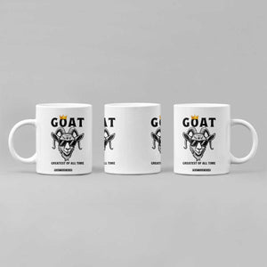 Goat Lover Gift Coffee Mug Funny Motivational Quote Be The G O A T TS12 Print Your Wear