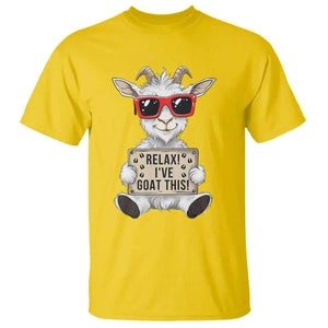 Relax I Have Goat This T Shirt Funny Goat Lover Gift TS12 Daisy Print Your Wear