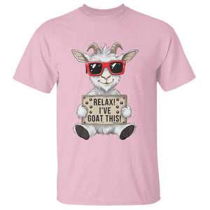 Relax I Have Goat This T Shirt Funny Goat Lover Gift TS12 Light Pink Print Your Wear
