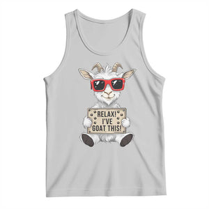 Relax I Have Goat This Tank Top Funny Goat Lover Gift TS12 Ash Print Your Wear