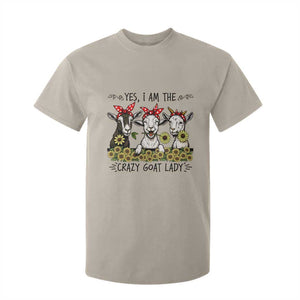 I Am The Crazy Goat Lady T Shirt For Kid Goat Lady Gift TS12 Sand Print Your Wear