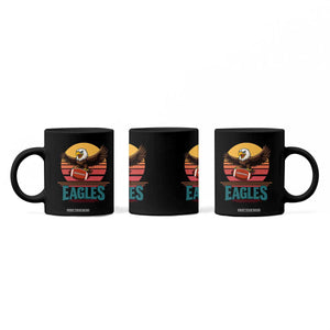 Funny Eagle Football Fan Coffee Mug Retro Vintage Style TS12 Print Your Wear
