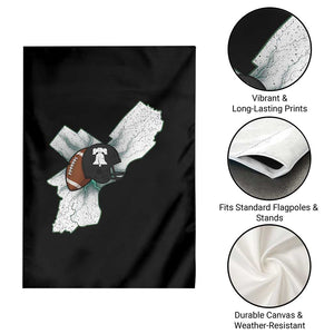Philadelphia Liberty Bell Football Helmet Lightning Gift Garden Flag TS12 Print Your Wear