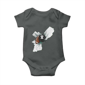 Funny Vintage PFF Baby Onesie Sport Humor Gift TS12 Dark Heather Print Your Wear