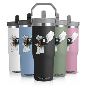 Philadelphia Liberty Bell Football Helmet Lightning Gift Flip Straw Tumbler TS12 Print Your Wear