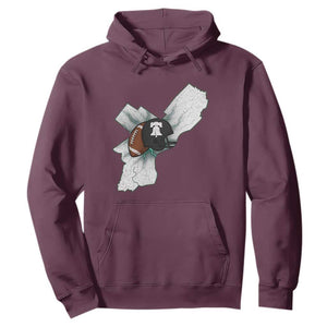 Philadelphia Liberty Bell Football Helmet Lightning Gift Hoodie TS12 Maroon Print Your Wear