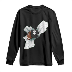 Philadelphia Liberty Bell Football Helmet Lightning Gift Long Sleeve Shirt TS12 Black Print Your Wear