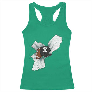 Philadelphia Liberty Bell Football Helmet Lightning Gift Racerback Tank Top TS12 Irish Green Print Your Wear