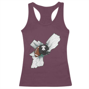 Funny Vintage PFF Racerback Tank Top Sport Humor Gift TS12 Maroon Print Your Wear