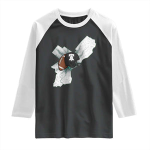 Philadelphia Liberty Bell Football Helmet Lightning Gift Raglan Shirt TS12 Black White Print Your Wear