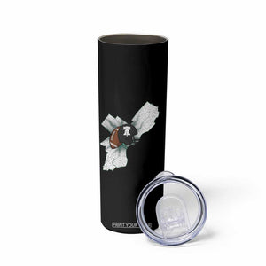 Philadelphia Liberty Bell Football Helmet Lightning Gift Skinny Tumbler TS12 Print Your Wear