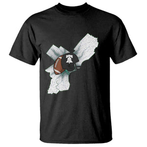 Philadelphia Liberty Bell Football Helmet Lightning Gift T Shirt TS12 Black Print Your Wear