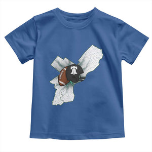 Philadelphia Liberty Bell Football Helmet Lightning Gift Toddler T Shirt TS12 Royal Blue Print Your Wear
