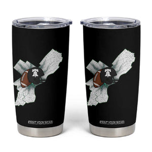 Philadelphia Liberty Bell Football Helmet Lightning Gift Tumbler Cup TS12 Black Print Your Wear