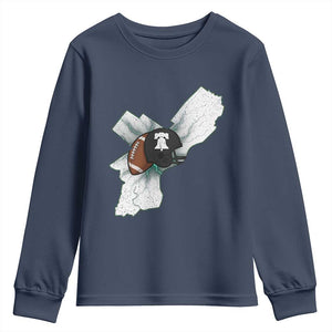 Funny Vintage PFF Youth Sweatshirt Sport Humor Gift TS12 Navy Print Your Wear