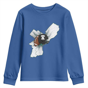 Philadelphia Liberty Bell Football Helmet Lightning Gift Youth Sweatshirt TS12 Royal Blue Print Your Wear