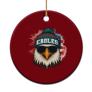Patriotic Eagle Football Ceramic Ornament American Flag Pride Gift TS12 1pc Red Print Your Wear