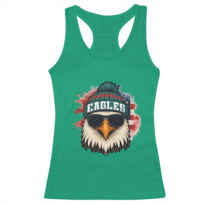 Patriotic Eagle Football Racerback Tank Top American Flag Pride Gift TS12 Irish Green Print Your Wear