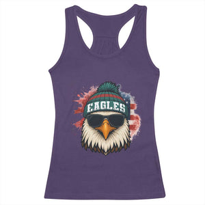 Patriotic PFE American Flag Pride Gift Racerback Tank Top TS12 Purple Print Your Wear