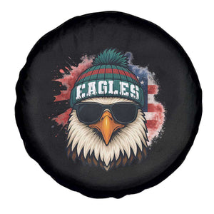 Patriotic Eagle Football Spare Tire Cover American Flag Pride Gift TS12 Print Your Wear