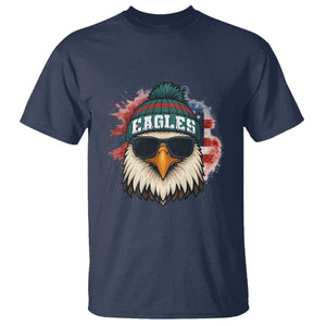 Patriotic Eagle Football T Shirt American Flag Pride Gift TS12 Navy Print Your Wear