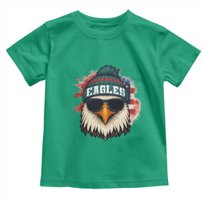 Patriotic Eagle Football Toddler T Shirt American Flag Pride Gift TS12 Irish Green Print Your Wear