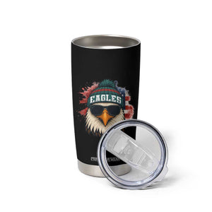 Patriotic Eagle Football Tumbler Cup American Flag Pride Gift TS12 Print Your Wear