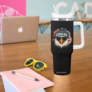Patriotic PFE American Flag Pride Gift Tumbler With Handle TS12 Print Your Wear