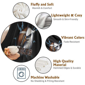 Eagle Football Power Throw Blanket Game Day Sports Fan Gift TS12 Print Your Wear