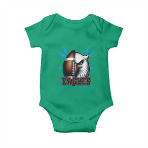 Eagle Football Power Baby Onesie Game Day Sports Fan Gift TS12 Irish Green Print Your Wear