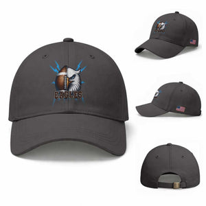 EF Power PFE Game Day Sports Fan Gift Baseball Cap TS12 Baseball Cap Universal Fit Dark Gray Print Your Wear