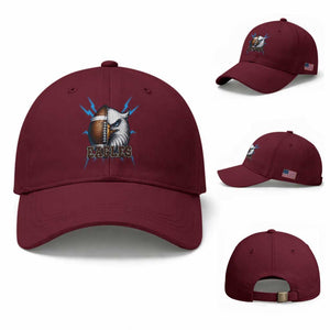 EF Power PFE Game Day Sports Fan Gift Baseball Cap TS12 Baseball Cap Universal Fit Maroon Print Your Wear