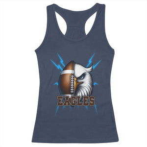 Eagle Football Power Racerback Tank Top Game Day Sports Fan Gift TS12 Navy Print Your Wear
