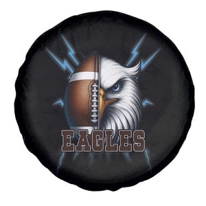 Eagle Football Power Spare Tire Cover Game Day Sports Fan Gift TS12 Print Your Wear