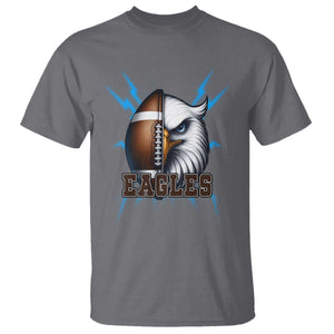 Eagle Football Power T Shirt Game Day Sports Fan Gift TS12 Charcoal Print Your Wear