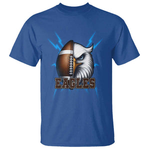 Eagle Football Power T Shirt Game Day Sports Fan Gift TS12 Royal Blue Print Your Wear