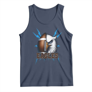 Eagle Football Power Tank Top Game Day Sports Fan Gift TS12 Navy Print Your Wear