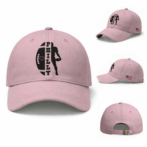 PFE Spirit Proud Fan Humor Gift Baseball Cap TS12 Baseball Cap Universal Fit Light Pink Print Your Wear