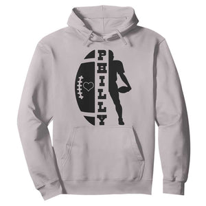 Philly Football Spirit Hoodie Proud Fan Humor Gift TS12 Ice Gray Print Your Wear