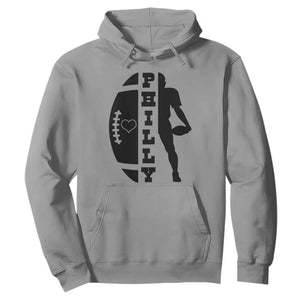 Philly Football Spirit Hoodie Proud Fan Humor Gift TS12 Sport Gray Print Your Wear