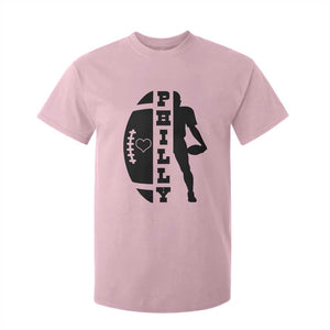 Philly Football Spirit T Shirt For Kid Proud Fan Humor Gift TS12 Light Pink Print Your Wear