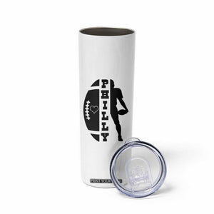 Philly Football Spirit Skinny Tumbler Proud Fan Humor Gift TS12 Print Your Wear