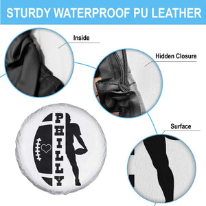 Philly Football Spirit Spare Tire Cover Proud Fan Humor Gift TS12 Print Your Wear