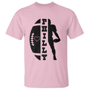 Philly Football Spirit T Shirt Proud Fan Humor Gift TS12 Light Pink Print Your Wear