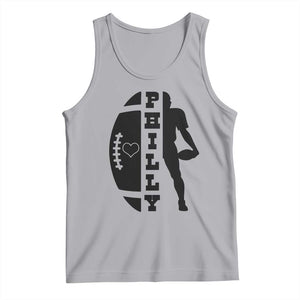 Philly Football Spirit Tank Top Proud Fan Humor Gift TS12 Athletic Heather Print Your Wear