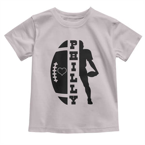 Philly Football Spirit Toddler T Shirt Proud Fan Humor Gift TS12 Ice Gray Print Your Wear