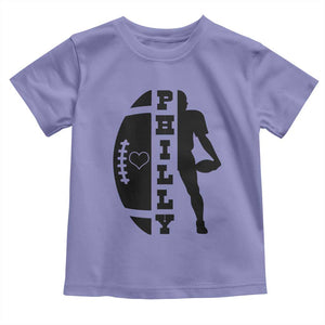 Philly Football Spirit Toddler T Shirt Proud Fan Humor Gift TS12 Violet Print Your Wear